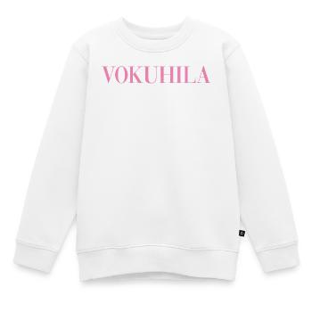 Vokuhila - Kinder Premium Organic Sweatshirt - Weiß - Vorne - AI Model Kid Male (0cm)