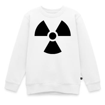 Atom Nuclear - Kids Premium Organic Sweatshirt - white - Front - AI Model Kid Male (0cm)