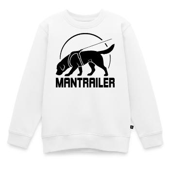 Labrador MANTRAILER Chiens de recherche Chiens Saules chiens - Sweat Premium enfant bio - blanc - Devant - AI Model Kid Male (0cm)