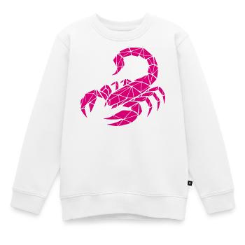 Skorpion – Kraft & Geheimnis - Kinder Premium Organic Sweatshirt - Weiß - Vorne - AI Model Kid Male (0cm)