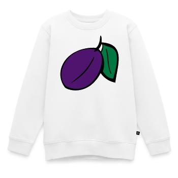 Prune - Sweat Premium enfant bio - blanc - Devant - AI Model Kid Male (0cm)