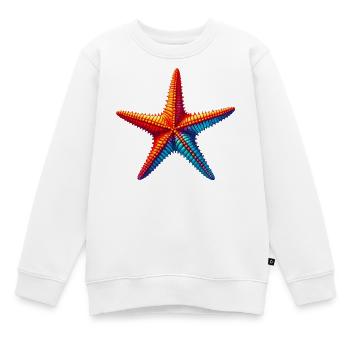 Étoile de mer - Sweat Premium enfant bio - blanc - Devant - AI Model Kid Male (0cm)