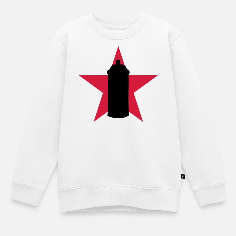 Graffiti / Tag / Writer / Street Art - Sweat Premium enfant bio - blanc