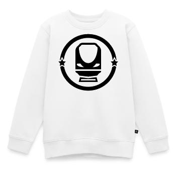 Eisenbahner / Eisenbahnen / Eisenbahn / Bahn - Kinder Premium Organic Sweatshirt - Weiß - Vorne - AI Model Kid Male (0cm)