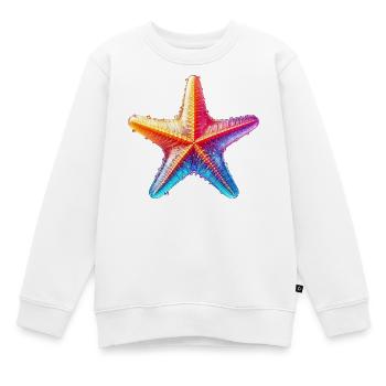 Étoile de mer - Sweat Premium enfant bio - blanc - Devant - AI Model Kid Male (0cm)