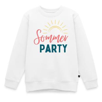 Logo Sunbeam de la fête d’été - Sweat Premium enfant bio - blanc - Devant - AI Model Kid Male (0cm)