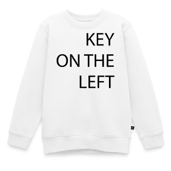 Taste links - Kinder Premium Organic Sweatshirt - Weiß - Vorne - AI Model Kid Male (0cm)