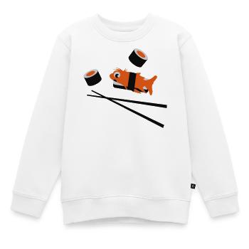 Sushi - Kinder Premium Organic Sweatshirt - Weiß - Vorne - AI Model Kid Male (0cm)