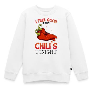 Piquant – Sensation agréable - Sweat Premium enfant bio - blanc - Devant - AI Model Kid Male (0cm)