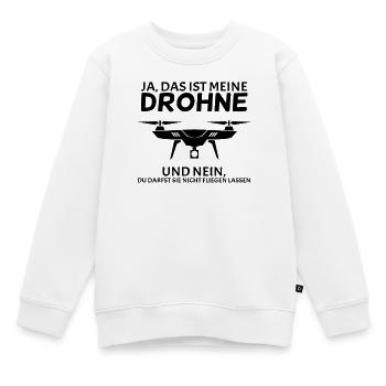 Drohne - Kinder Premium Organic Sweatshirt - Weiß - Vorne - AI Model Kid Male (0cm)