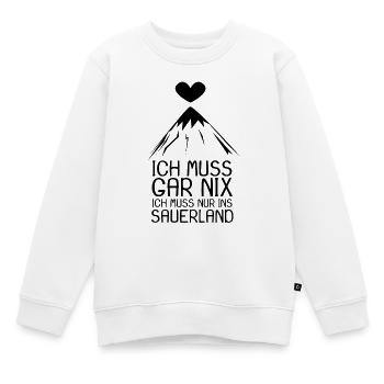 Sauerland Nordrhein-Westfalen - Kinder Premium Organic Sweatshirt - Weiß - Vorne - AI Model Kid Male (0cm)