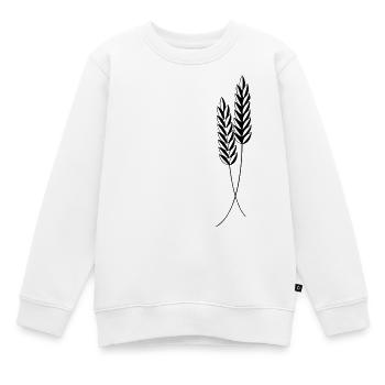 2 ears of corn - Kids Premium Organic Sweatshirt - white - Front - AI Model Kid Male (0cm)