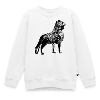 Löwe von Braunschweig - Kinder Premium Organic Sweatshirt - Weiß - Vorne - AI Model Kid Male (0cm)