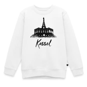 Hercule De Cassel - Sweat Premium enfant bio - blanc - Devant - AI Model Kid Male (0cm)