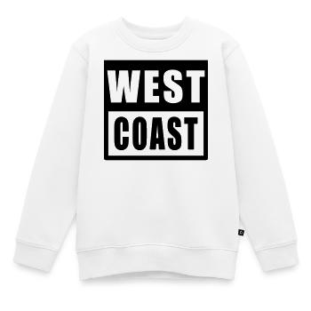 West Coast Design Hip Hop - Kinder Premium Organic Sweatshirt - Weiß - Vorne - AI Model Kid Male (0cm)