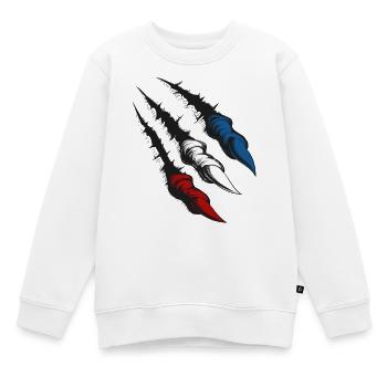 Griffes de Rostock - Sweat Premium enfant bio - blanc - Devant - AI Model Kid Male (0cm)