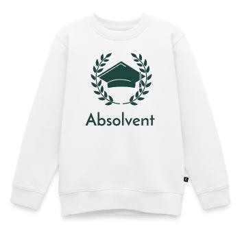 Feiere deinen Abschluss - Kinder Premium Organic Sweatshirt - Weiß - Vorne - AI Model Kid Male (0cm)