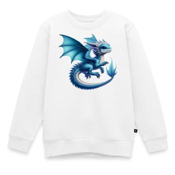 Dragon - Sweat Premium enfant bio - blanc - Devant - AI Model Kid Male (0cm)