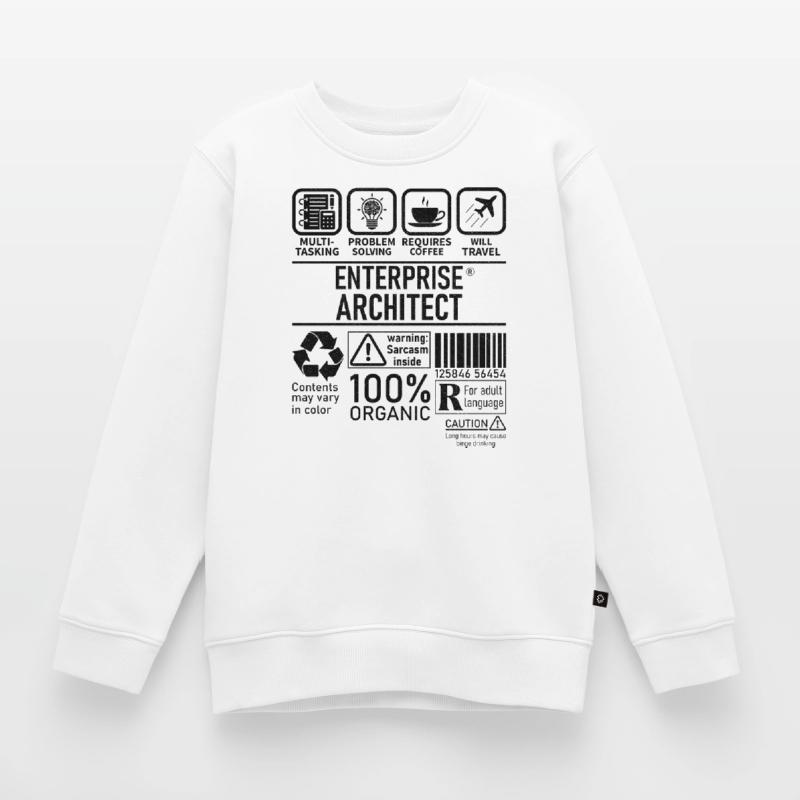 Enterprise Architect multi tasking problem solving Kinder Premium Organic Sweatshirt