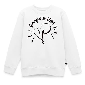 Parrain de confirmation 2026 Confirmation Godi Tante Marraine Sœur - Sweat Premium enfant bio - blanc - Devant - AI Model Kid Male (0cm)