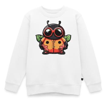 Ladybug Comic Holiday - Sweat Premium enfant bio - blanc - Devant - AI Model Kid Male (0cm)