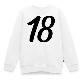 18 - Sweat Premium enfant bio - blanc - Devant - AI Model Kid Male (0cm)