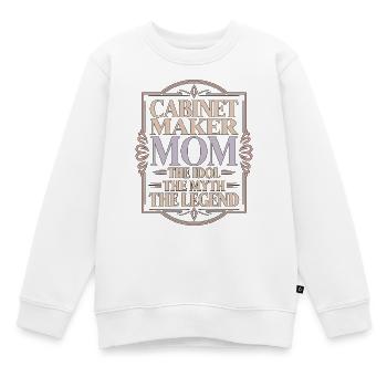 Cabinet Maker Mom The Idol The Myth Cabinet Expert - Kinder Premium Organic Sweatshirt - Weiß - Vorne - AI Model Kid Male (0cm)