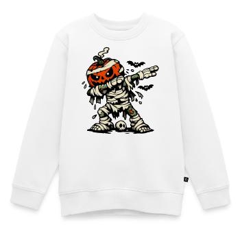 Halloween 2026 Kostüm Kinder Halloweenparty - Kinder Premium Organic Sweatshirt - Weiß - Vorne - AI Model Kid Male (0cm)