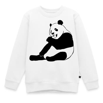 Panda - Pandas - Kinder Premium Organic Sweatshirt - Weiß - Vorne - AI Model Kid Male (0cm)