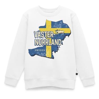 Västernorrlands Schweden Retro Provinz Souvenir - Kinder Premium Organic Sweatshirt - Weiß - Vorne - AI Model Kid Male (0cm)