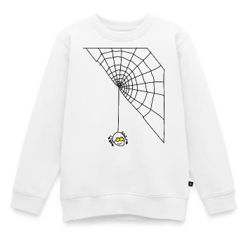 araignée - Sweat Premium enfant bio - blanc - Devant - AI Model Kid Male (0cm)