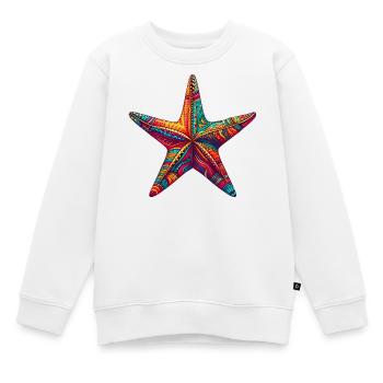 Étoile de mer - Sweat Premium enfant bio - blanc - Devant - AI Model Kid Male (0cm)