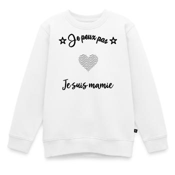 OMA. MUTTERTAG. ALLES GUTE ZUM OMA-TAG - Kinder Premium Organic Sweatshirt - Weiß - Vorne - AI Model Kid Male (0cm)