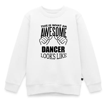 Danse Danse Danse - Sweat Premium enfant bio - blanc - Devant - AI Model Kid Male (0cm)