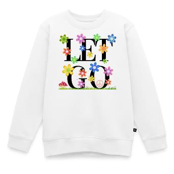 Gehenlassend - Kinder Premium Organic Sweatshirt - Weiß - Vorne - AI Model Kid Male (0cm)