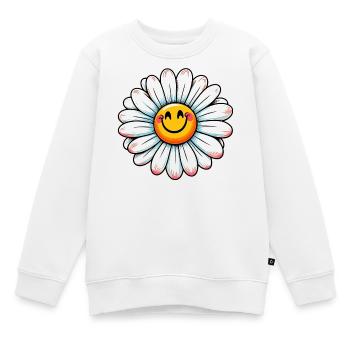 Pâquerette - Sweat Premium enfant bio - blanc - Devant - AI Model Kid Male (0cm)