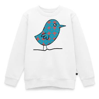 anniversaire. anniversaire décennie. humour. drôle - Sweat Premium enfant bio - blanc - Devant - AI Model Kid Male (0cm)
