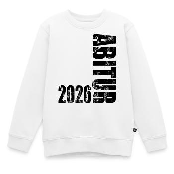 Abitur 2026 - Kinder Premium Organic Sweatshirt - Weiß - Vorne - AI Model Kid Male (0cm)