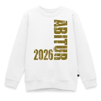 Abitur 2026 - Kinder Premium Organic Sweatshirt - Weiß - Vorne - AI Model Kid Male (0cm)