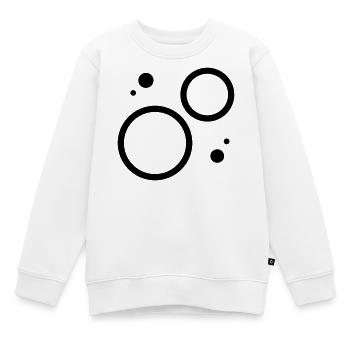 Schwerkraft - Kinder Premium Organic Sweatshirt - Weiß - Vorne - AI Model Kid Male (0cm)