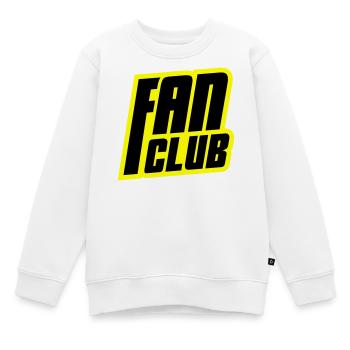 Fan Club - Kinder Premium Organic Sweatshirt - Weiß - Vorne - AI Model Kid Male (0cm)