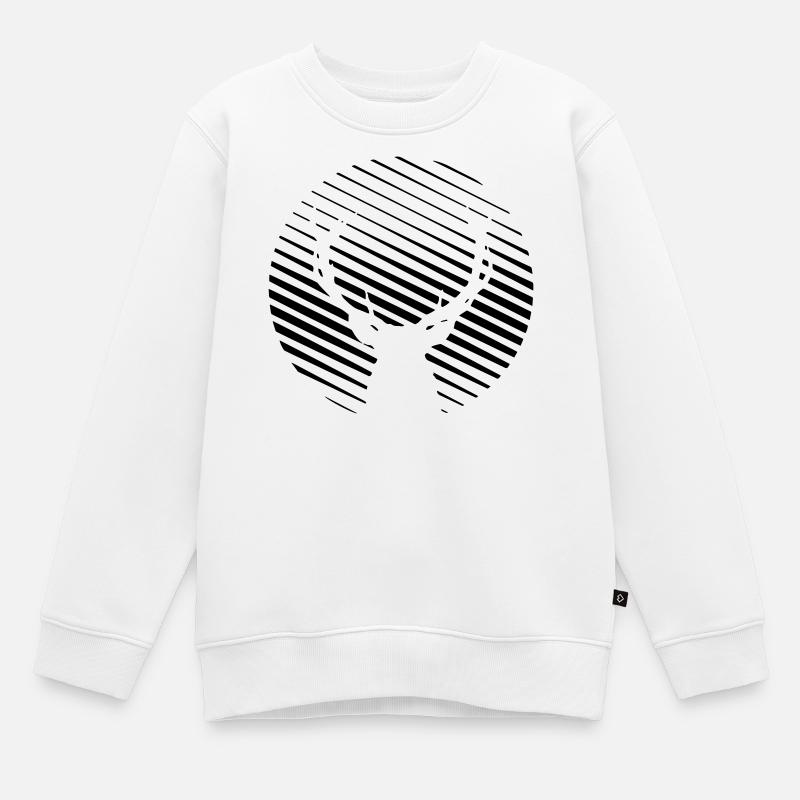 DEER - Kids Premium Organic Sweatshirt - white
