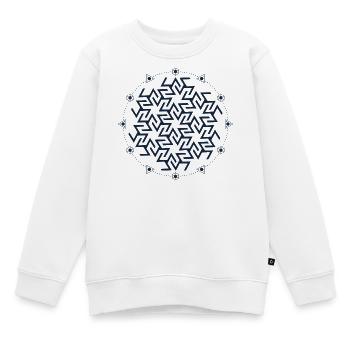 Antahkarana, Heilige Geometrie - Kinder Premium Organic Sweatshirt - Weiß - Vorne - AI Model Kid Male (0cm)