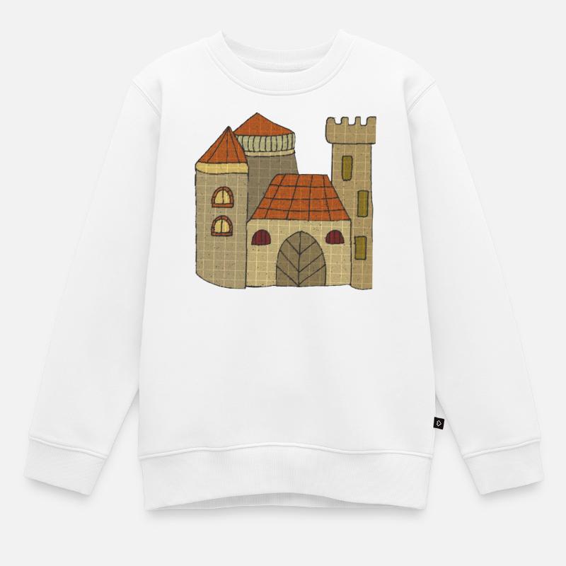 Château Château - Sweat Premium enfant bio - blanc