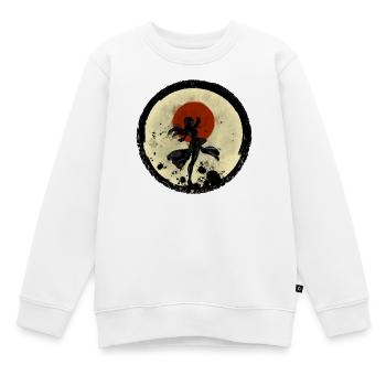Geisha Action - Kinder Premium Organic Sweatshirt - Weiß - Vorne - AI Model Kid Male (0cm)