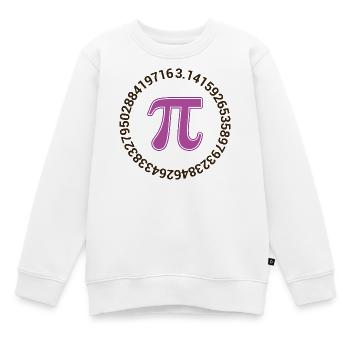 Pi Day - Bonne journée Pi - Sweat Premium enfant bio - blanc - Devant - AI Model Kid Male (0cm)