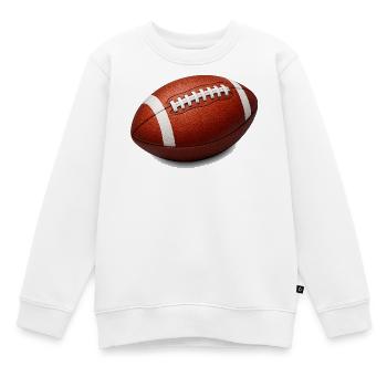 Football américain - Sweat Premium enfant bio - blanc - Devant - AI Model Kid Male (0cm)