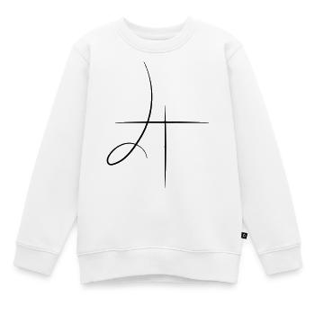La terre - Sweat Premium enfant bio - blanc - Devant - AI Model Kid Male (0cm)