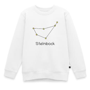 Sternzeichen Steinbock - Kinder Premium Organic Sweatshirt - Weiß - Vorne - AI Model Kid Male (0cm)