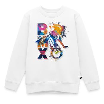BMX / Bmx / bmx / Geschenkidee / BMX Geburtstag - Kinder Premium Organic Sweatshirt - Weiß - Vorne - AI Model Kid Male (0cm)
